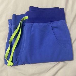 Figs Blueberry High Waisted Zamora Regular Joggers